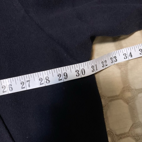 London Fog Classic dark blue Wool Coat - Picture 3 of 9